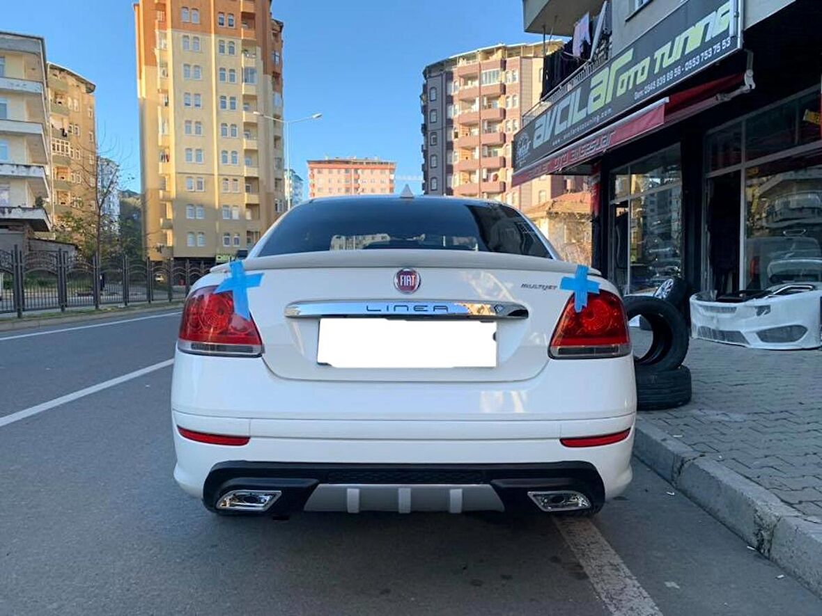 Fiat Linea uyumlu üniversal difüzör Gri tüm modeller