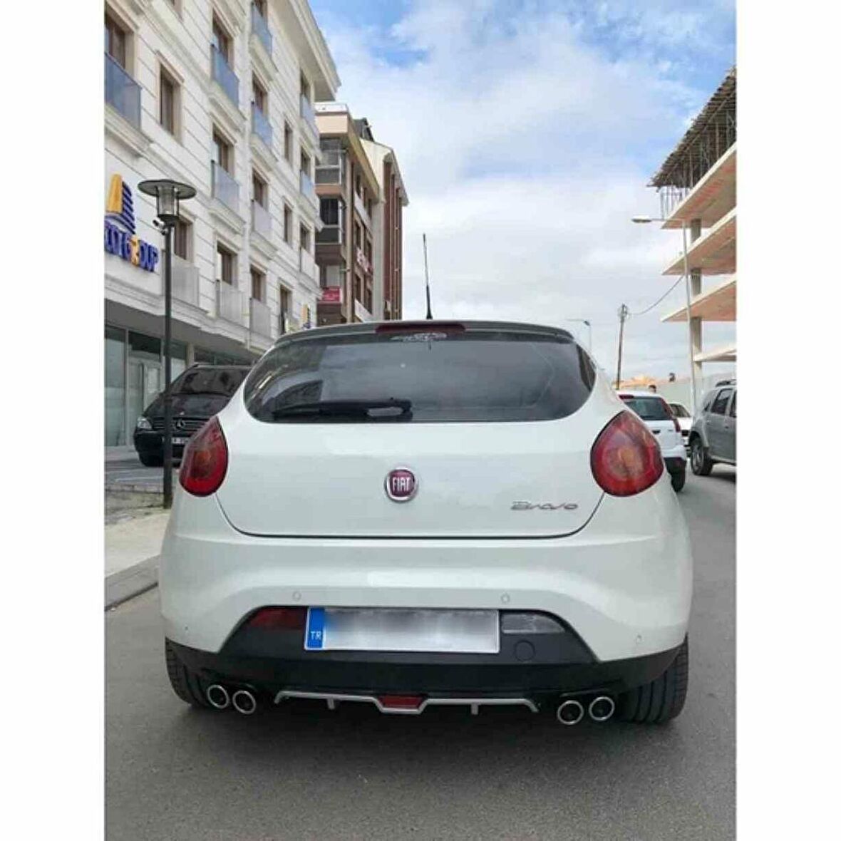 Fiat Bravo uyumlu üniversal difüzör Gri tüm modeller