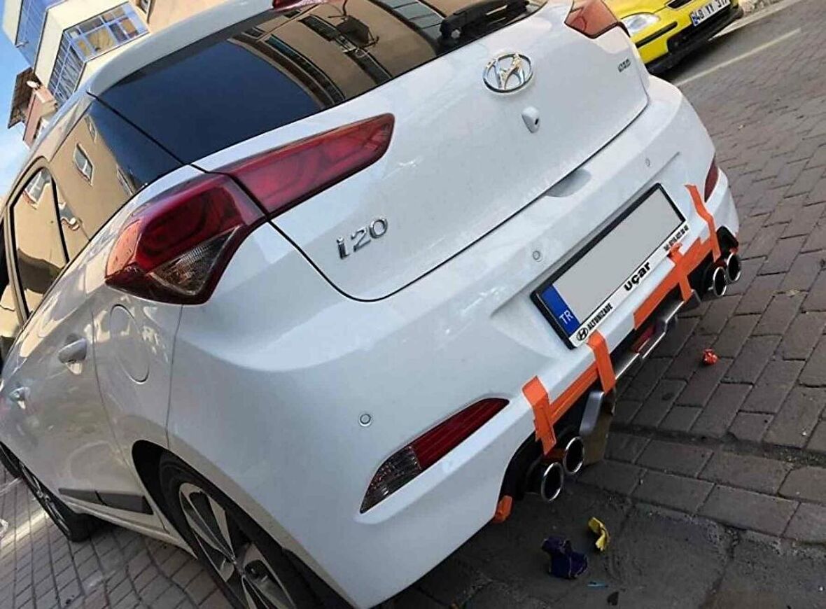 Hyundai i20 uyumlu üniversal difüzör Gri 2015 sonrası