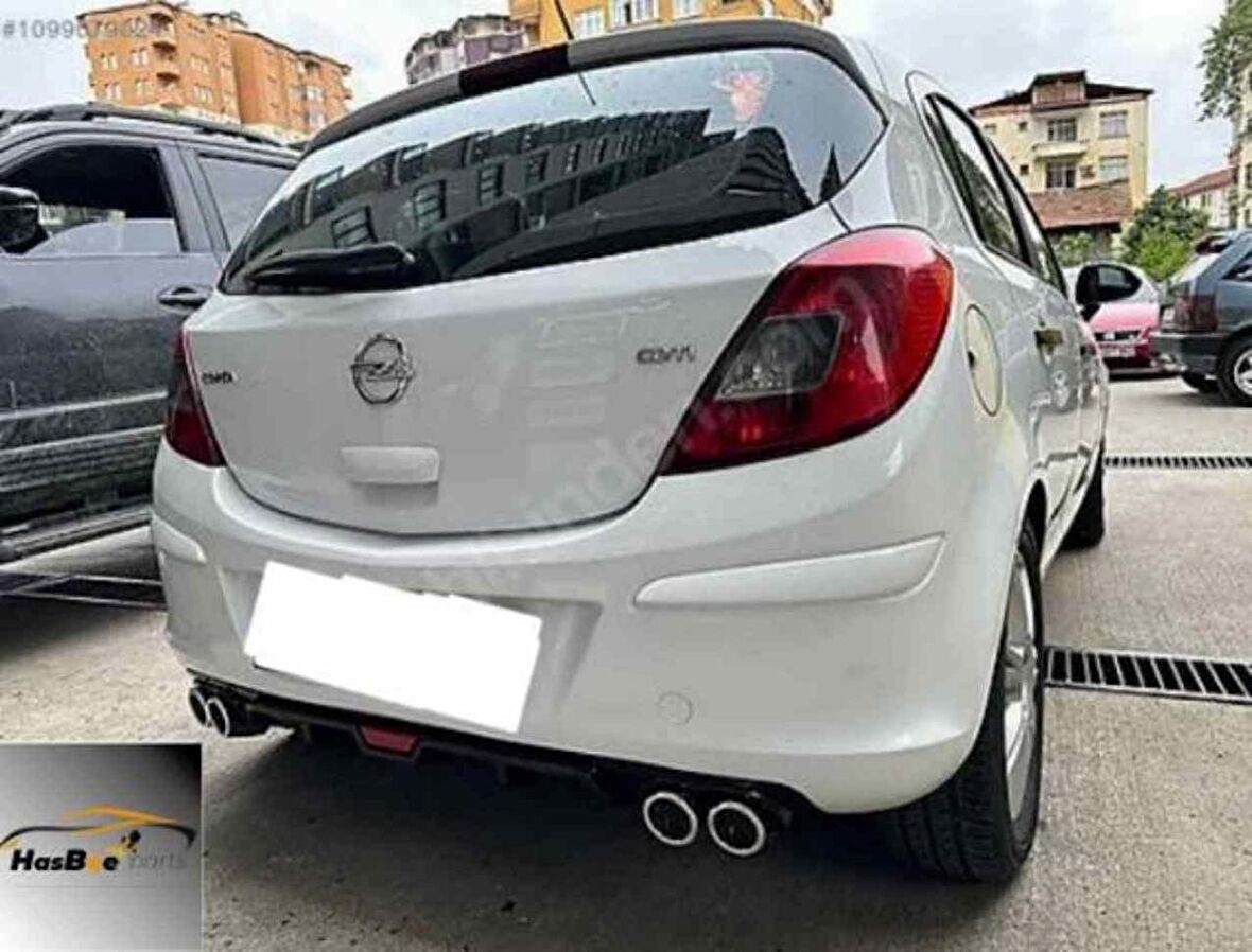 Opel Corsa D uyumlu üniversal difüzör Gri 2007-2014 arası