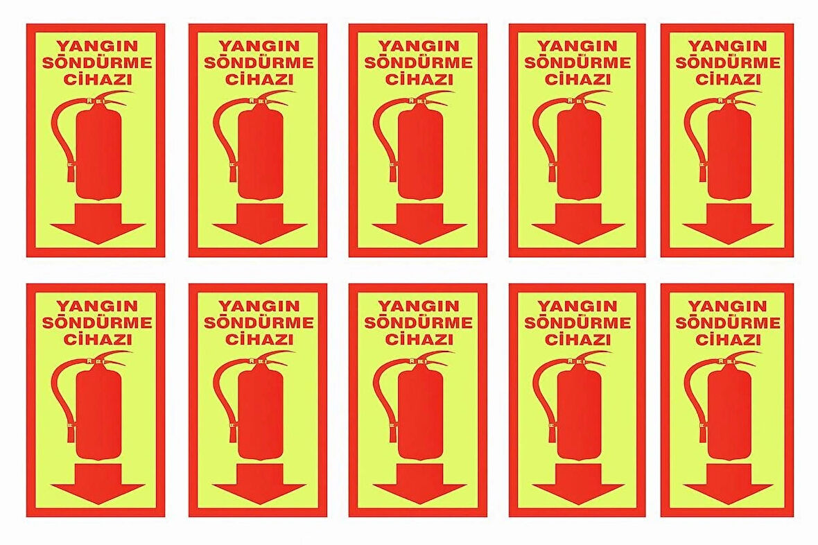 Yangın Söndürücü Levhası