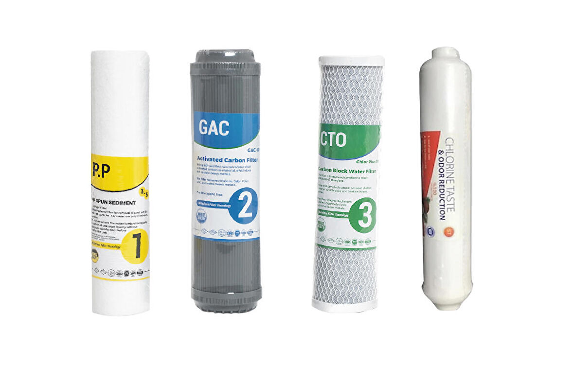 Su Arıtma Cihazı 4'lü Filtre Seti