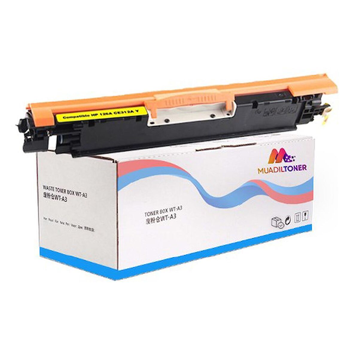 Colorful Toner Hp Color Laserjet CP1025NW Uyumlu Muadil Toneri Sarı 126A