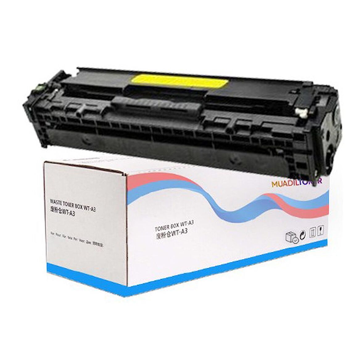Hp Color Laserjet CM1415FN Yazıcı Uyumlu Muadil Toner Sarı 128A