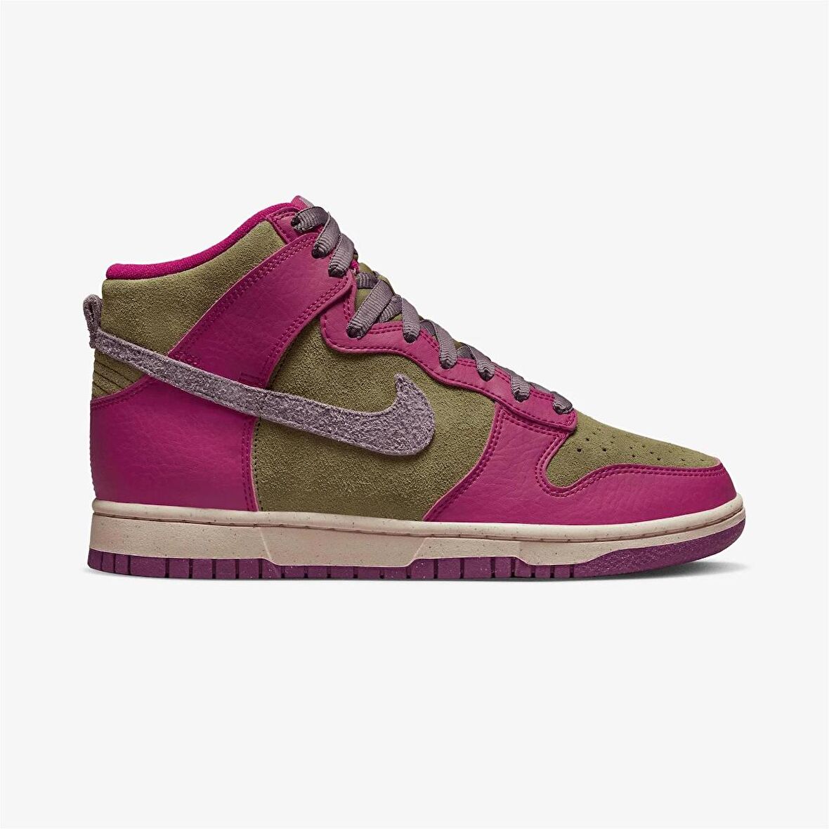 Nike Dunk High Unisex Yeşil Pembe SNEAKER Spor Ayakkabı Limited Edition FB1273-500