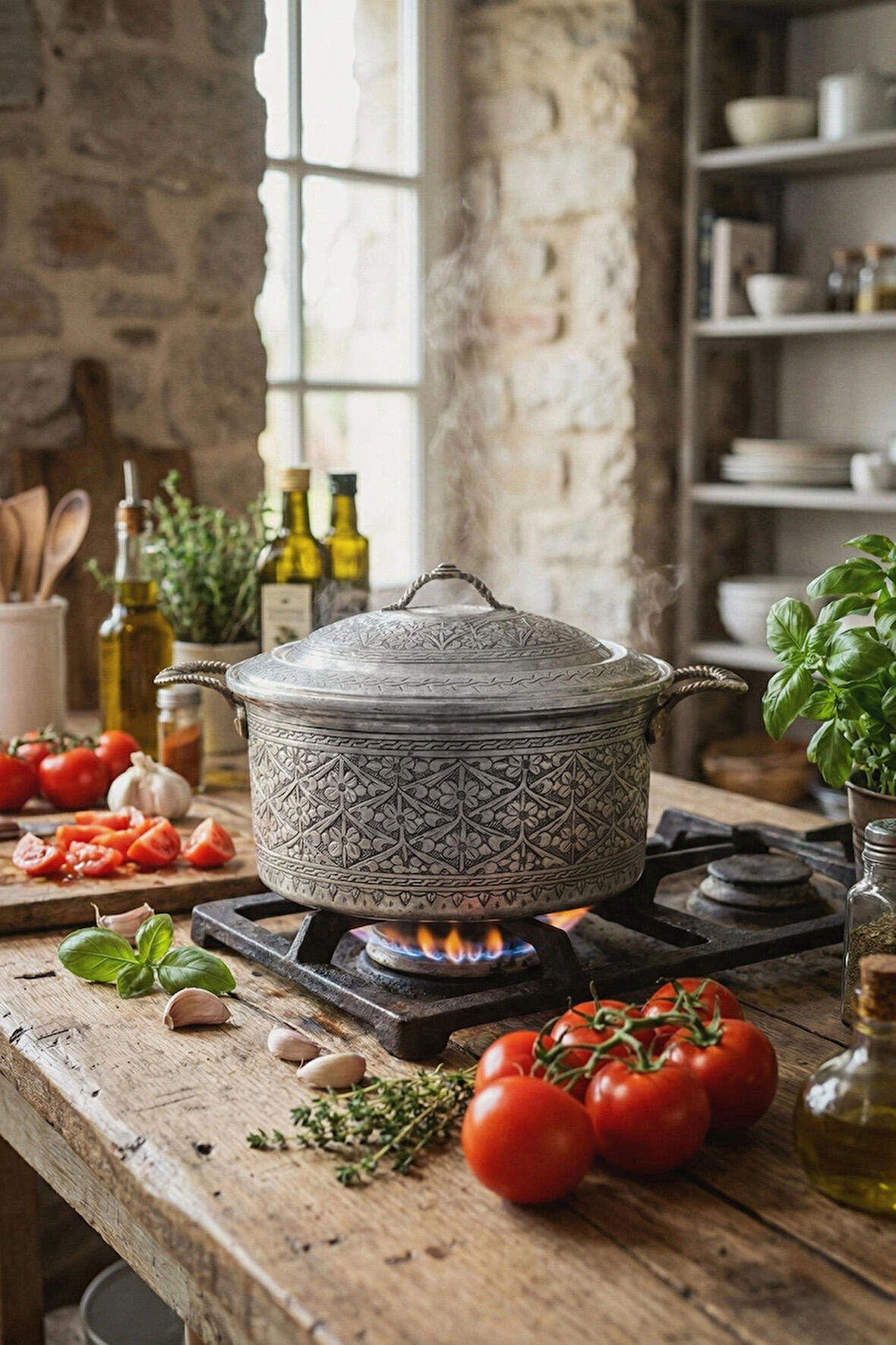 Handygoo Grand Vizier El Oyması Bakır Tencere