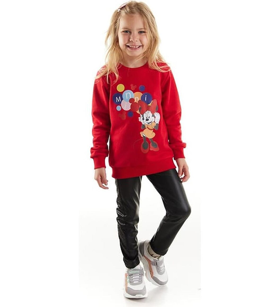 MINNIE MOUSE Lisanslı Kız Çocuk Sweatshirt 20166