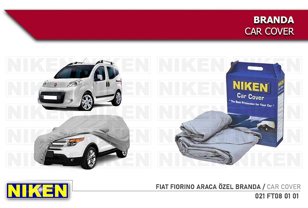 Fiat Fiorino (araca özel üretim) Oto Branda Araç Örtüsü tüm modeller Niken