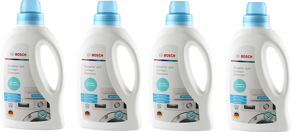 Bosch Leke Karşıtı Beyazlar için Sıvı Deterjan 1.5 lt X4 (4 adet)