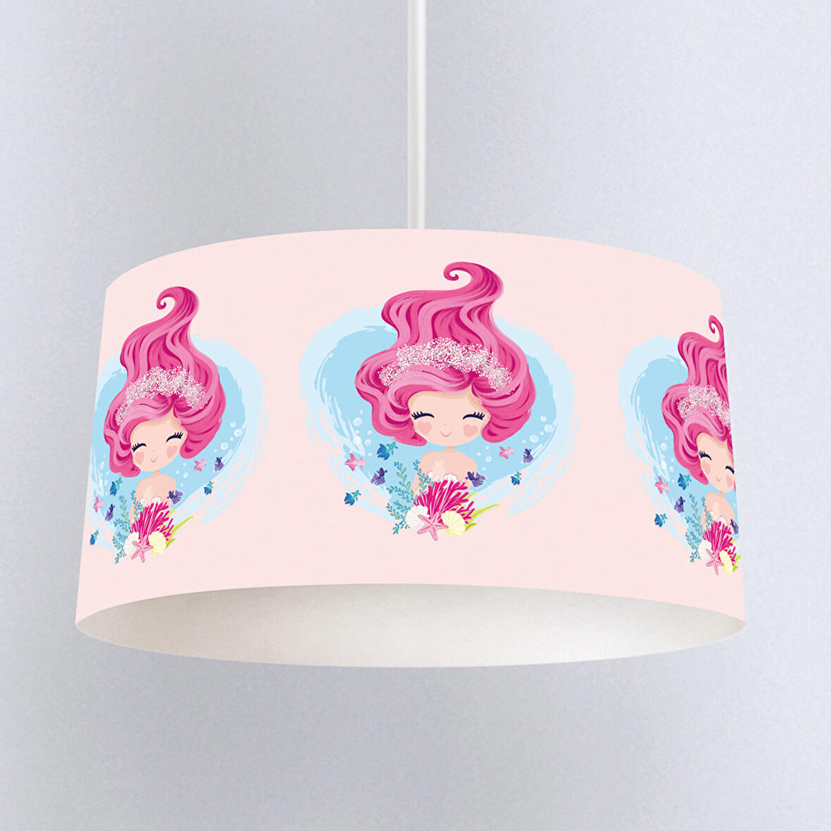 Çocuk Odası Dijital Baskılı Sarkıt Avize Model 036