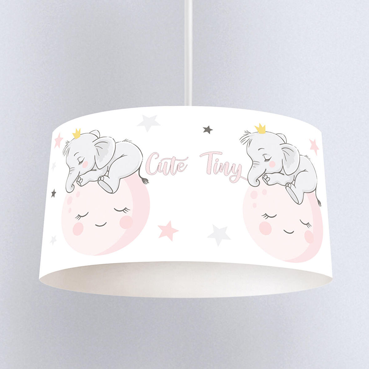 Çocuk Odası Dijital Baskılı Sarkıt Avize Model 039