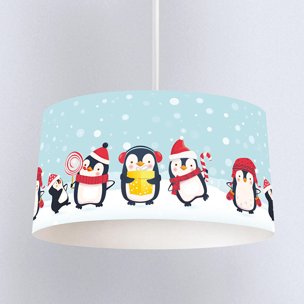 Çocuk Odası Dijital Baskılı Sarkıt Avize Model 045