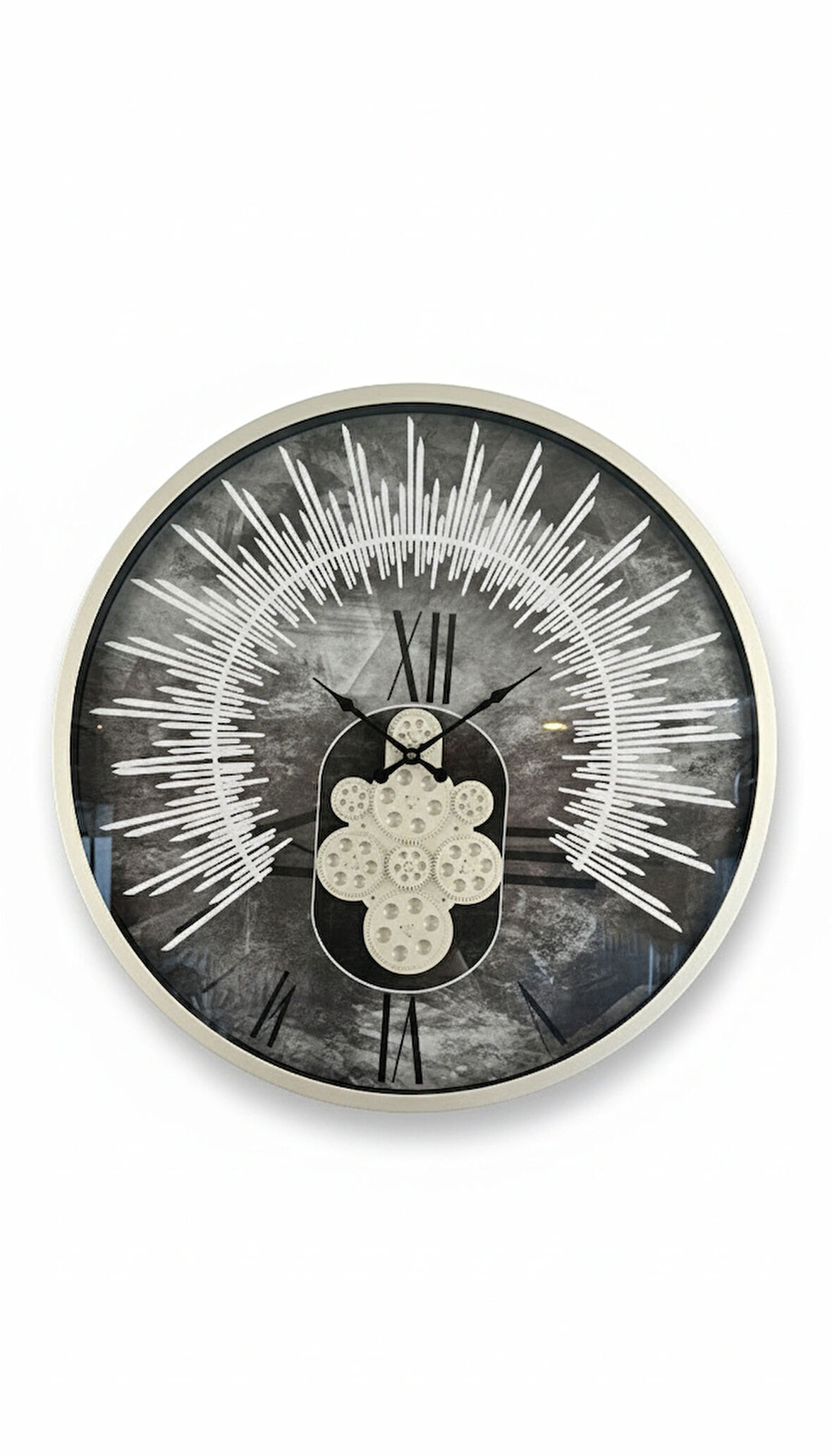 Radyal Çark Mekanizmalı Modern Duvar Saati