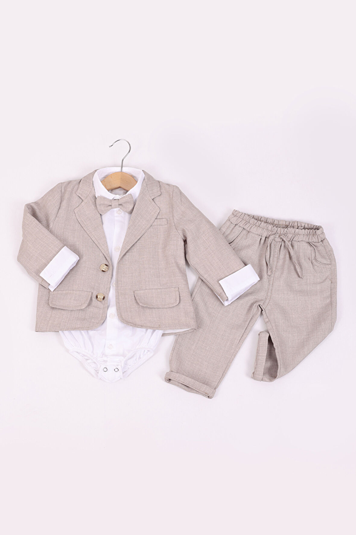 Erkek Bebek Ceketli 4 ' lü Takım