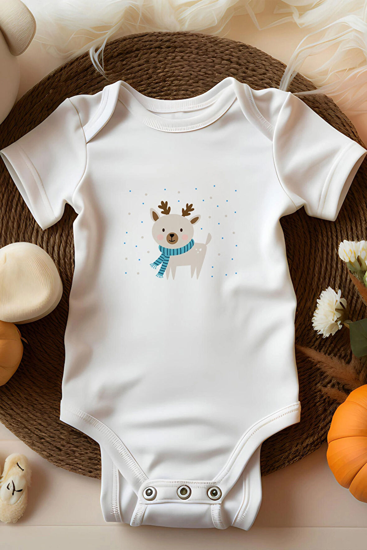 BebekPerisi Tatlı Geyik Bebek Body