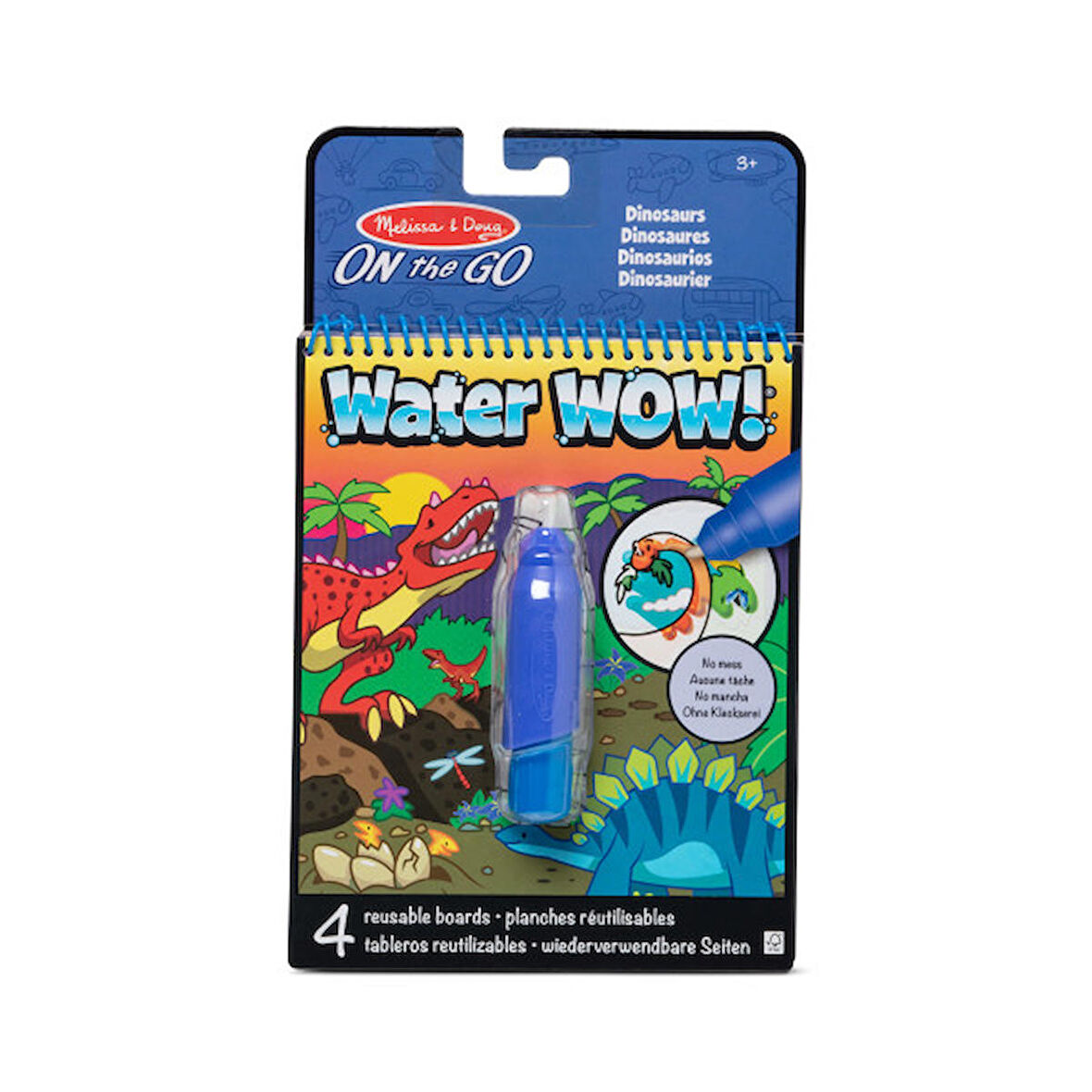 Water Wow! Su ile Boyama Kitabı - Dinozorlar