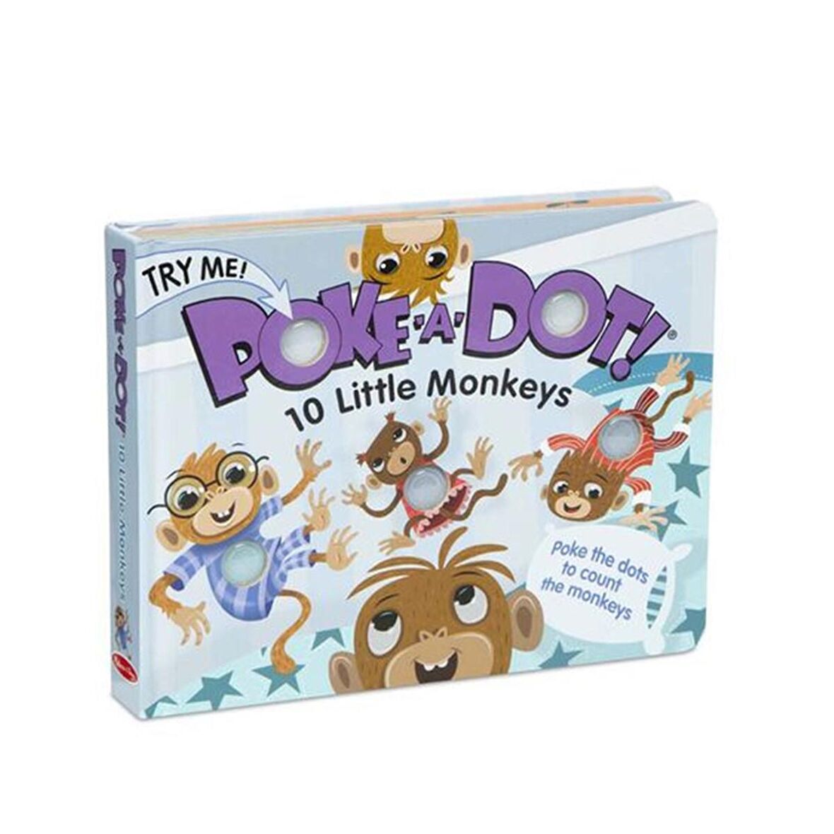 Poke-A-Dot İnteraktif Kitap - 10 Little Monkeys