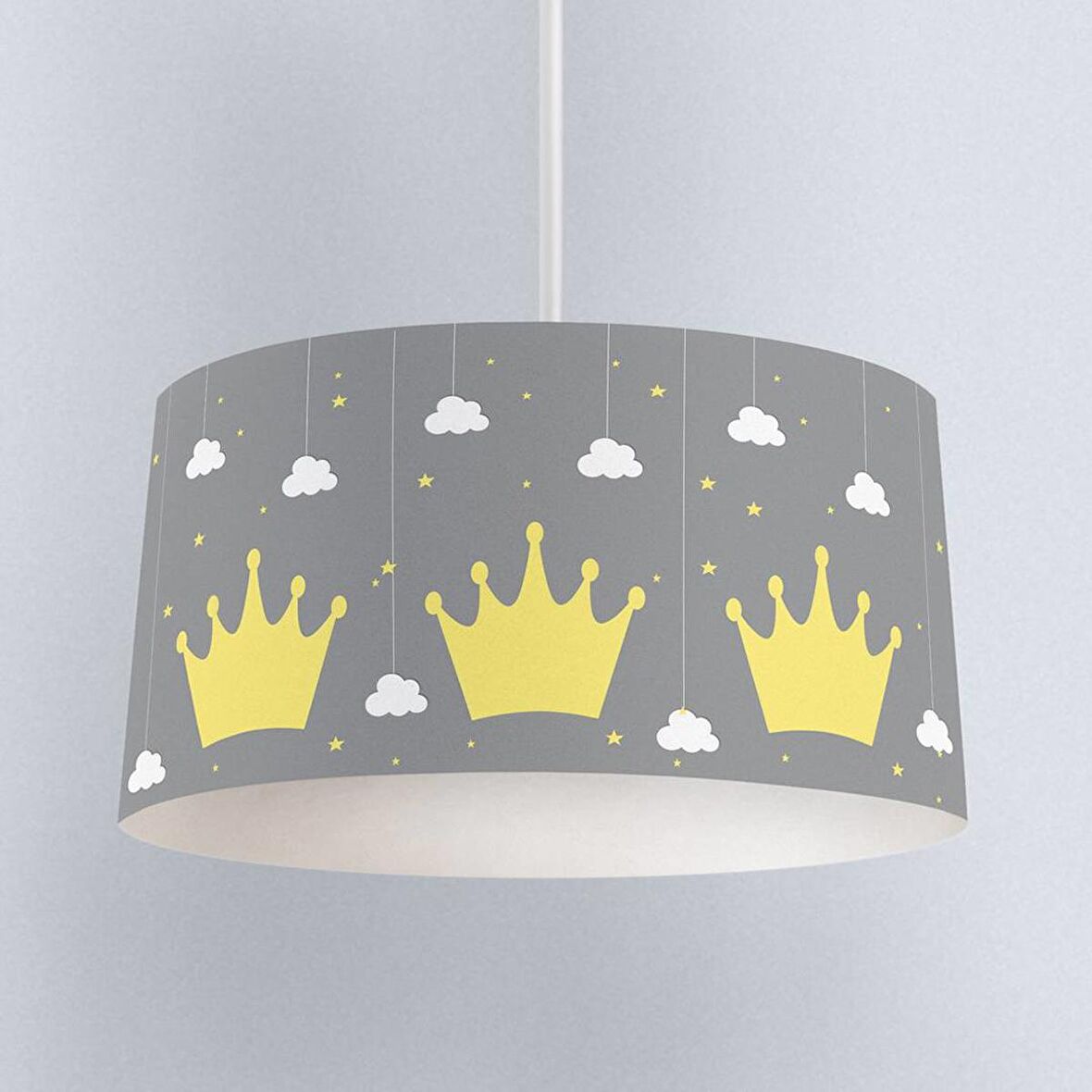 Çocuk Odası Dijital Baskılı Sarkıt Avize Model 079