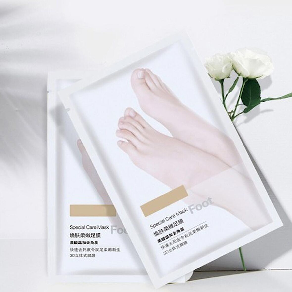 Ölü Deri Çatlaklar İçin Soyulabilen Ayak Peeling Maskesi