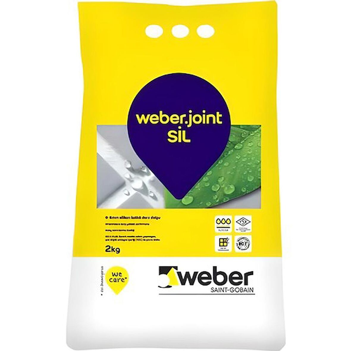 Weber Derz Dolgu Silikonlu Beyaz Renk 2 kg