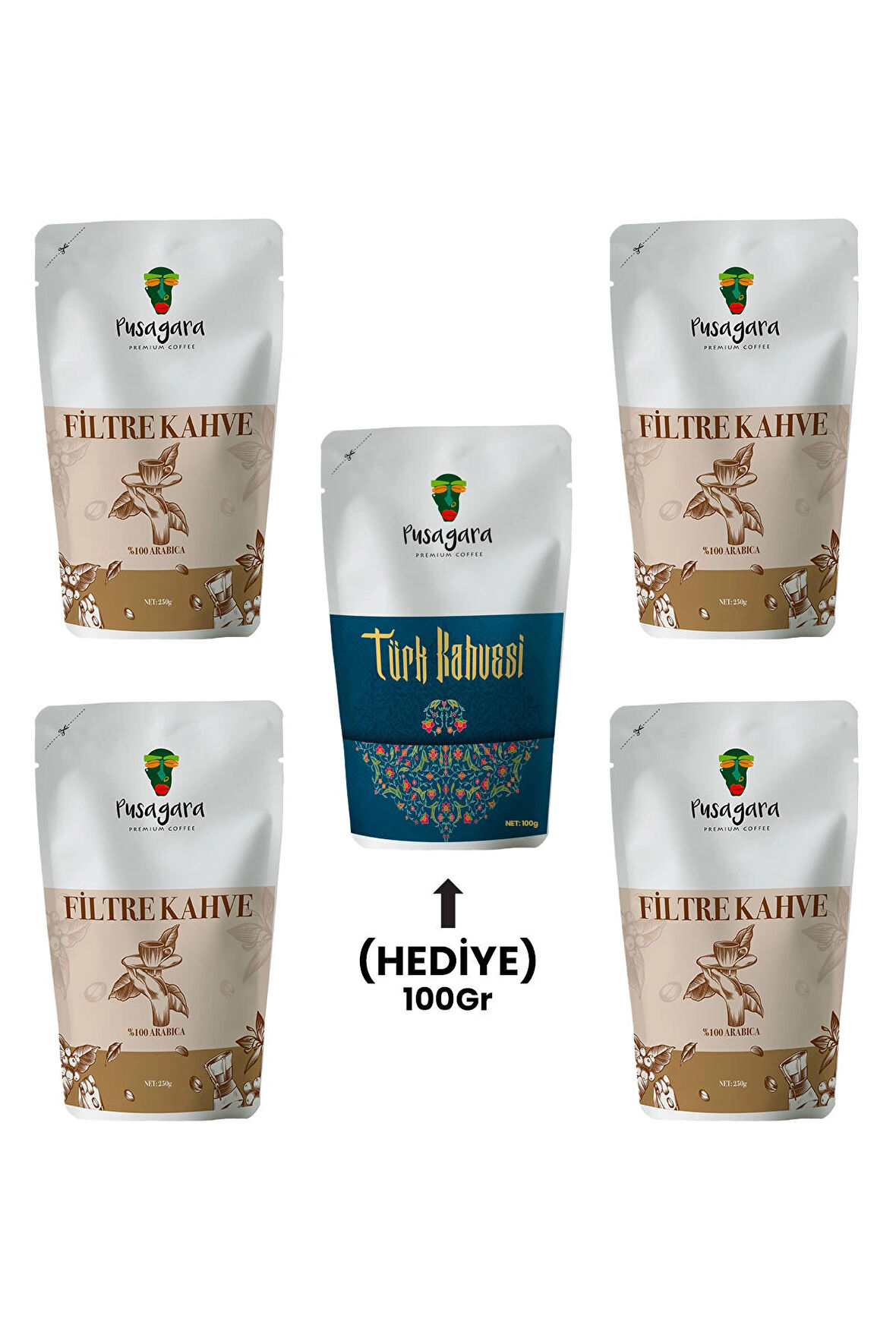 Pusagara Filtre Kahve Avantajlı 4'lü Paket