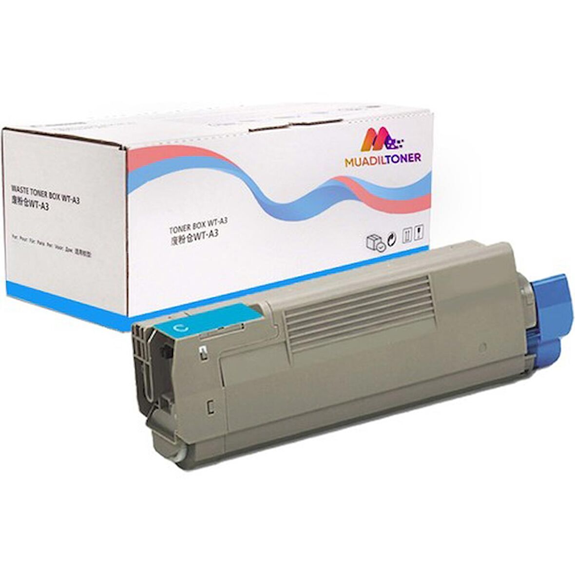 Colorful Toner OKI C831DN Yazıcı Uyumlu Mavi Muadil Toner