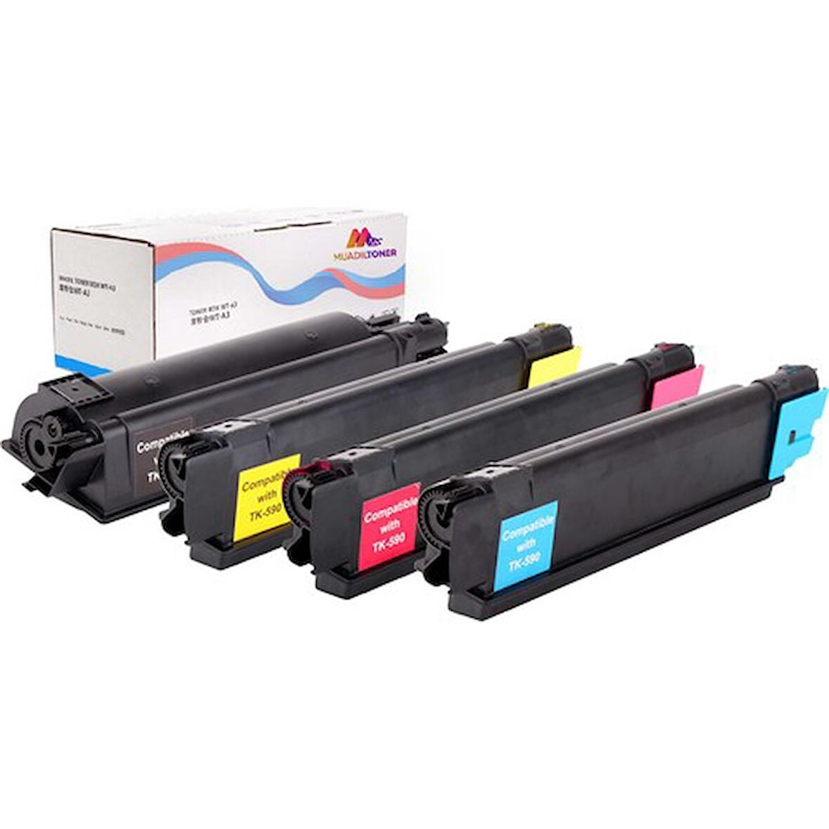 Colorful Toner Kyocera FS-C8520 Yazıcı Uyumlu 1 Takım 4 Renk Muadil Toner TK-895