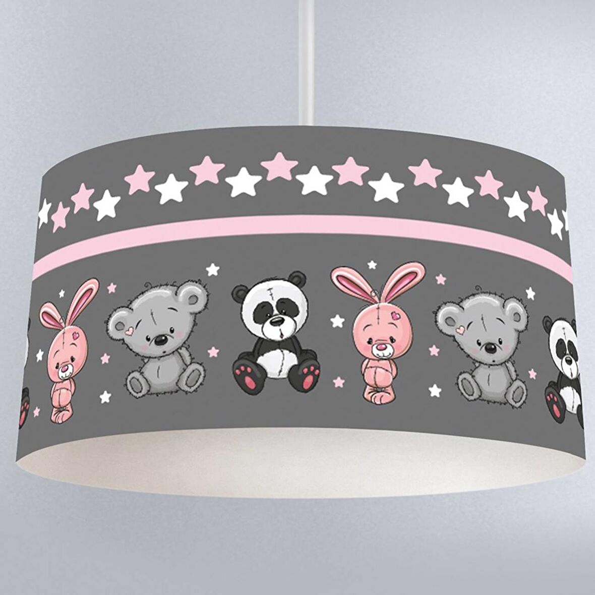 Çocuk Odası Dijital Baskılı Sarkıt Avize Model 091