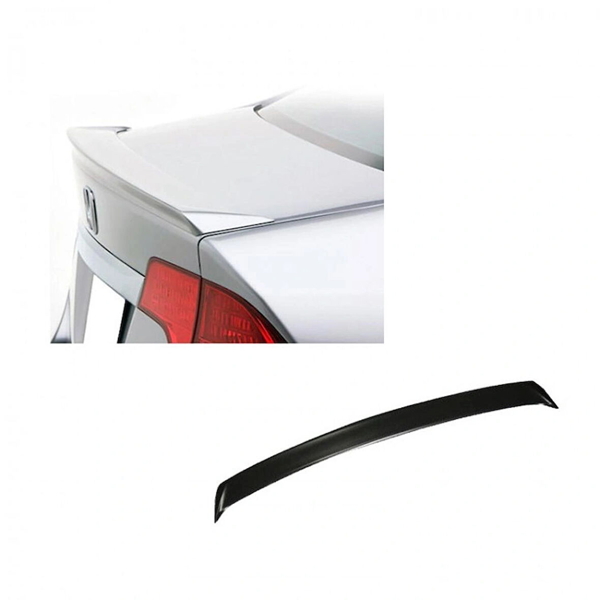 HONDA CIVIC FD6 (2006-2012) PS STYLE SPOİLER PARLAK SİYAH BOYALI