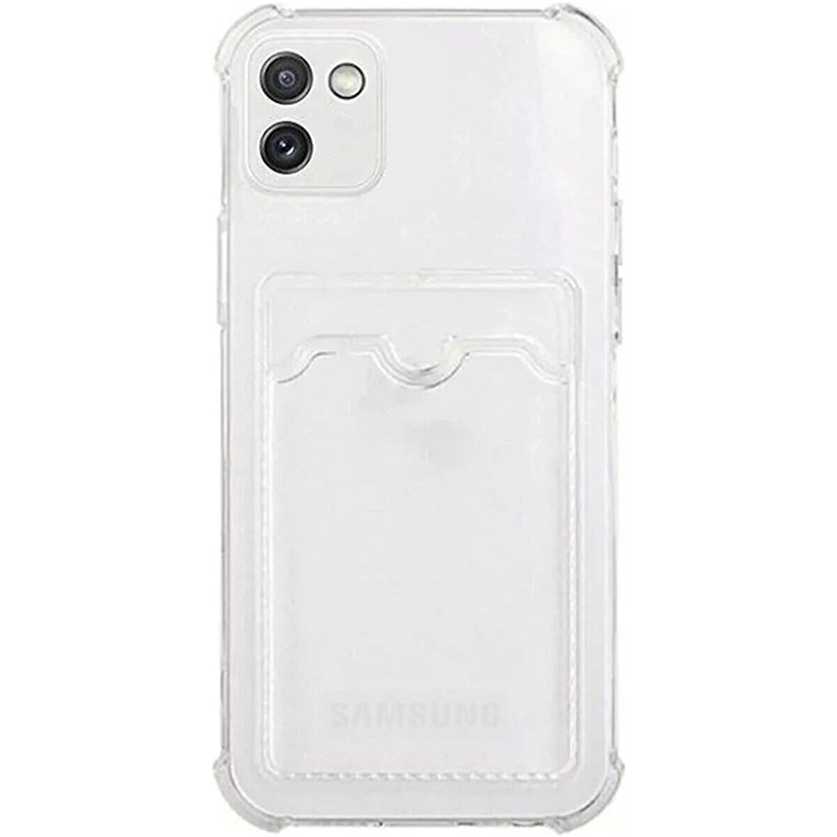 Teleplus Samsung Galaxy A03 Kılıf Sfy Kamera Korumalı Kartlıklı Silikon