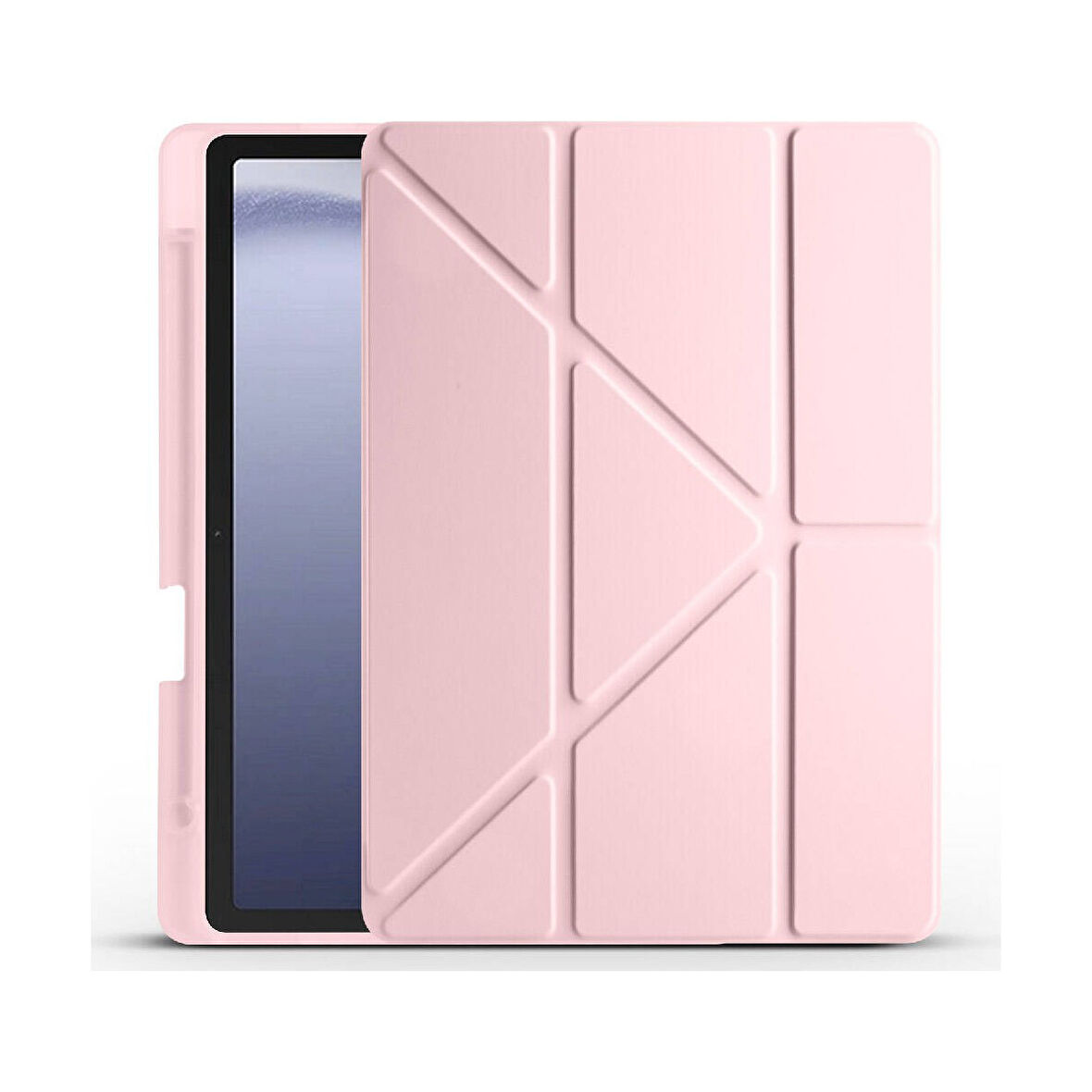 Teleplus Samsung Galaxy Tab A9 Plus SM-X210 Kılıf Trifolding Standlı Kalemlikli Kapak Rd2