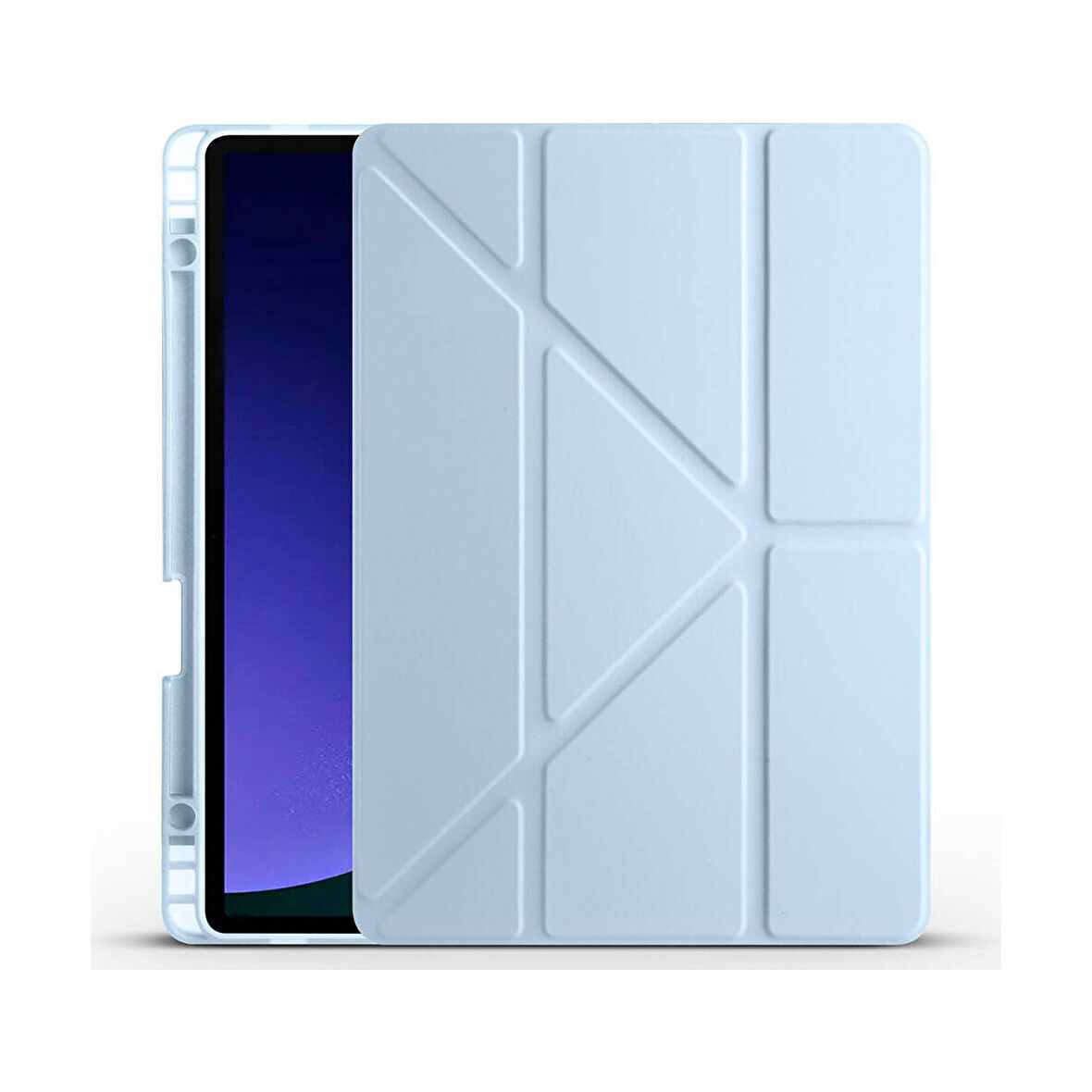 Teleplus Samsung Galaxy Tab S9 SM-X710 Kılıf Trifolding Standlı Kalemlikli Kapak Rd2