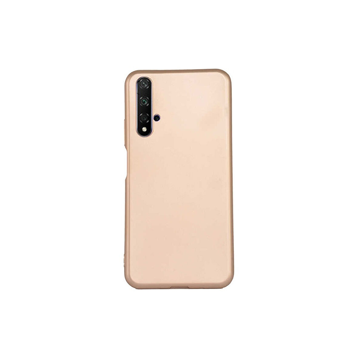 Teleplus Huawei Nova 5t Kılıf Premier Silikon Esnek Arka Koruma Gold