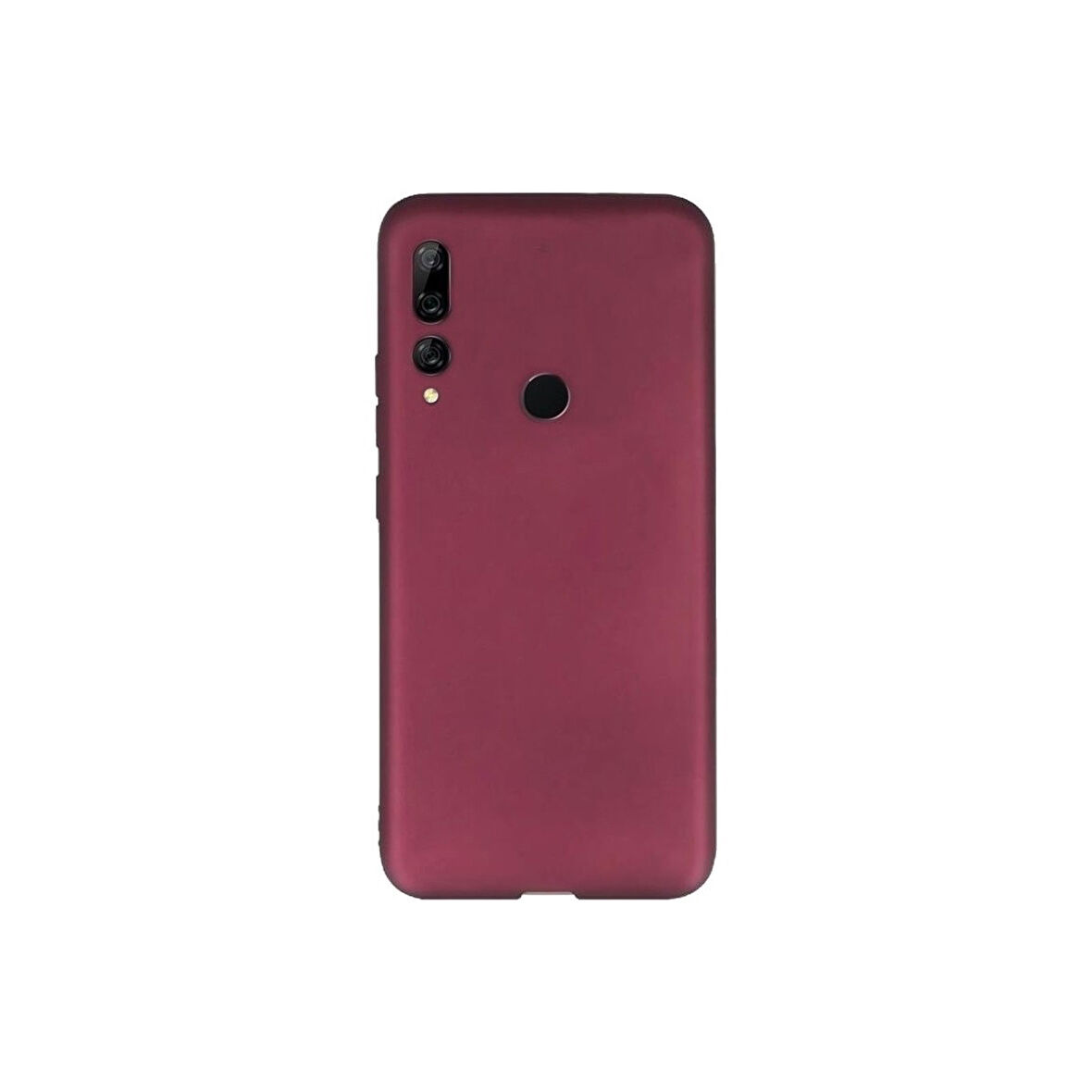 Teleplus Huawei Y9 Prime 2019 Kılıf Premier Silikon Esnek Arka Koruma Mürdüm