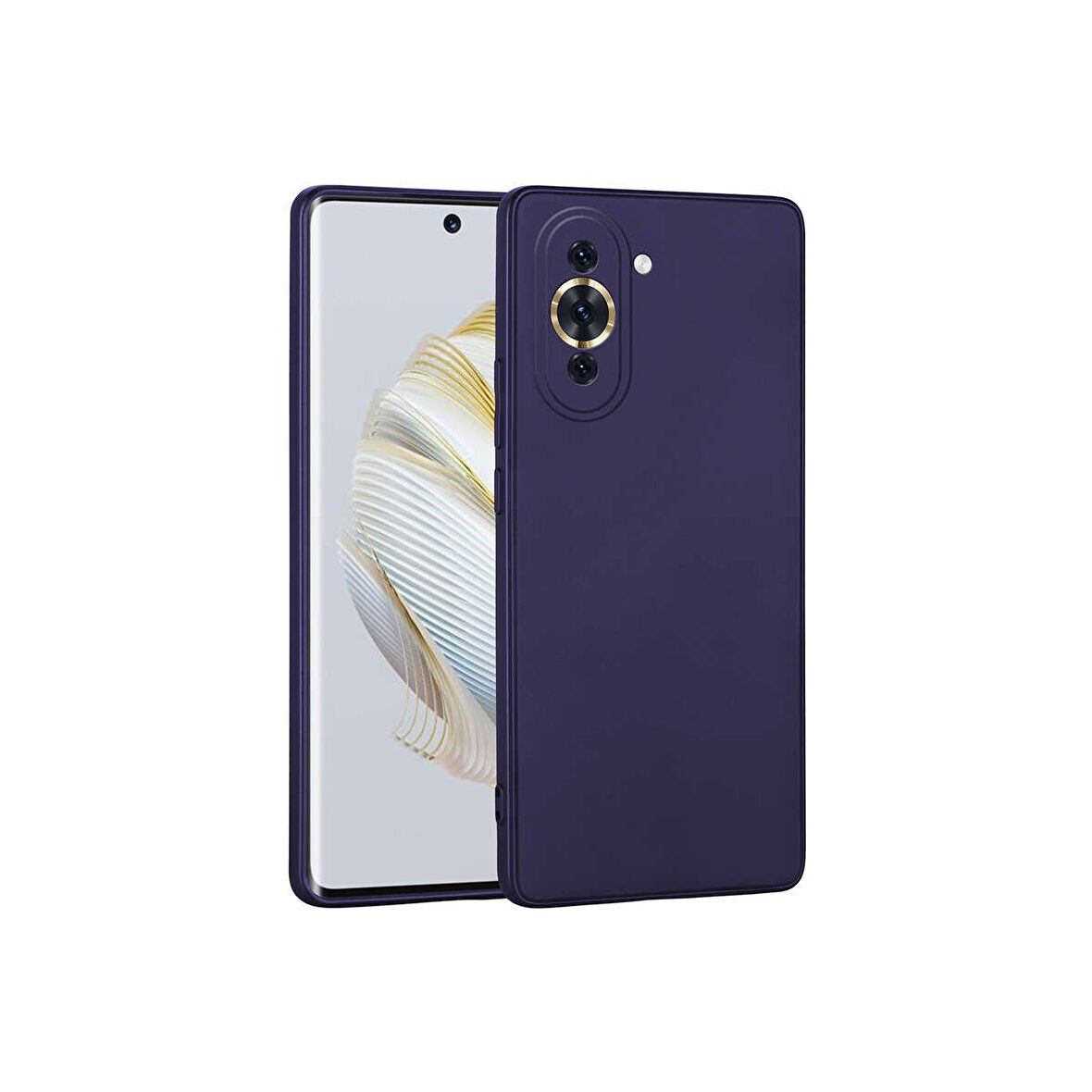 Teleplus Huawei Nova 10 Kılıf Premier Mat Silikon Renkli Lüx Korumalı Lacivert