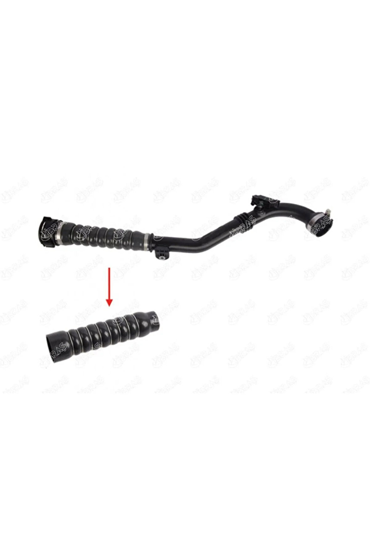 TURBO HORTUMU PLASTİK BORU HARİÇ2 KAT POLYESTER KULLANILMIŞTIR RENAULT LAGUNA III (BT0/1)RENAULT LAG