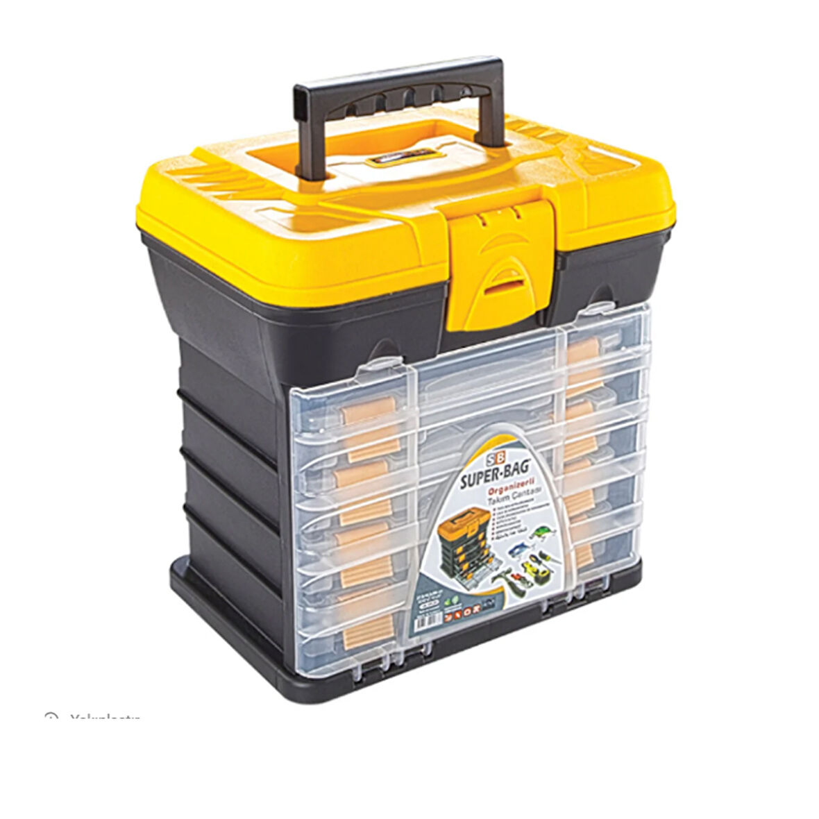 Super-Bag Organizerli Takım Çantası 4 Çekmeçeli 2089