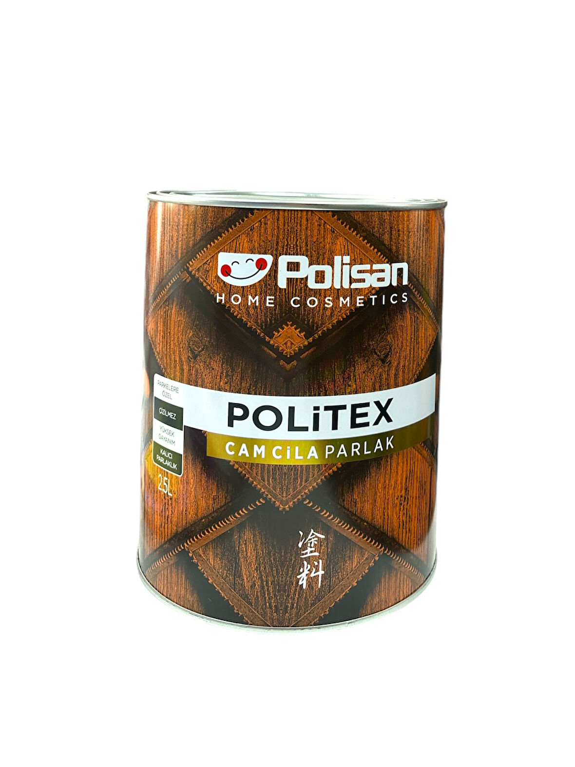 Polisan Politex Cam Cila Parlak Şeffaf Vernik 2,5 lt