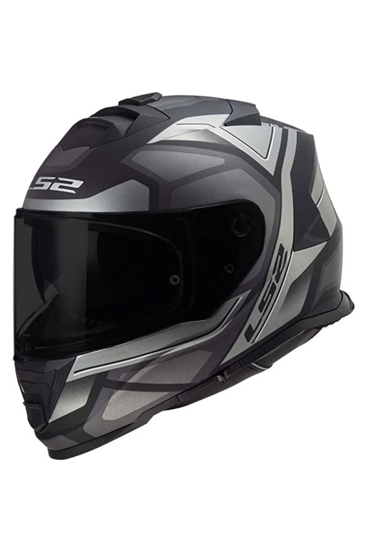 Unisex Siyah Storm Faster Mat Tıtanıum Kask