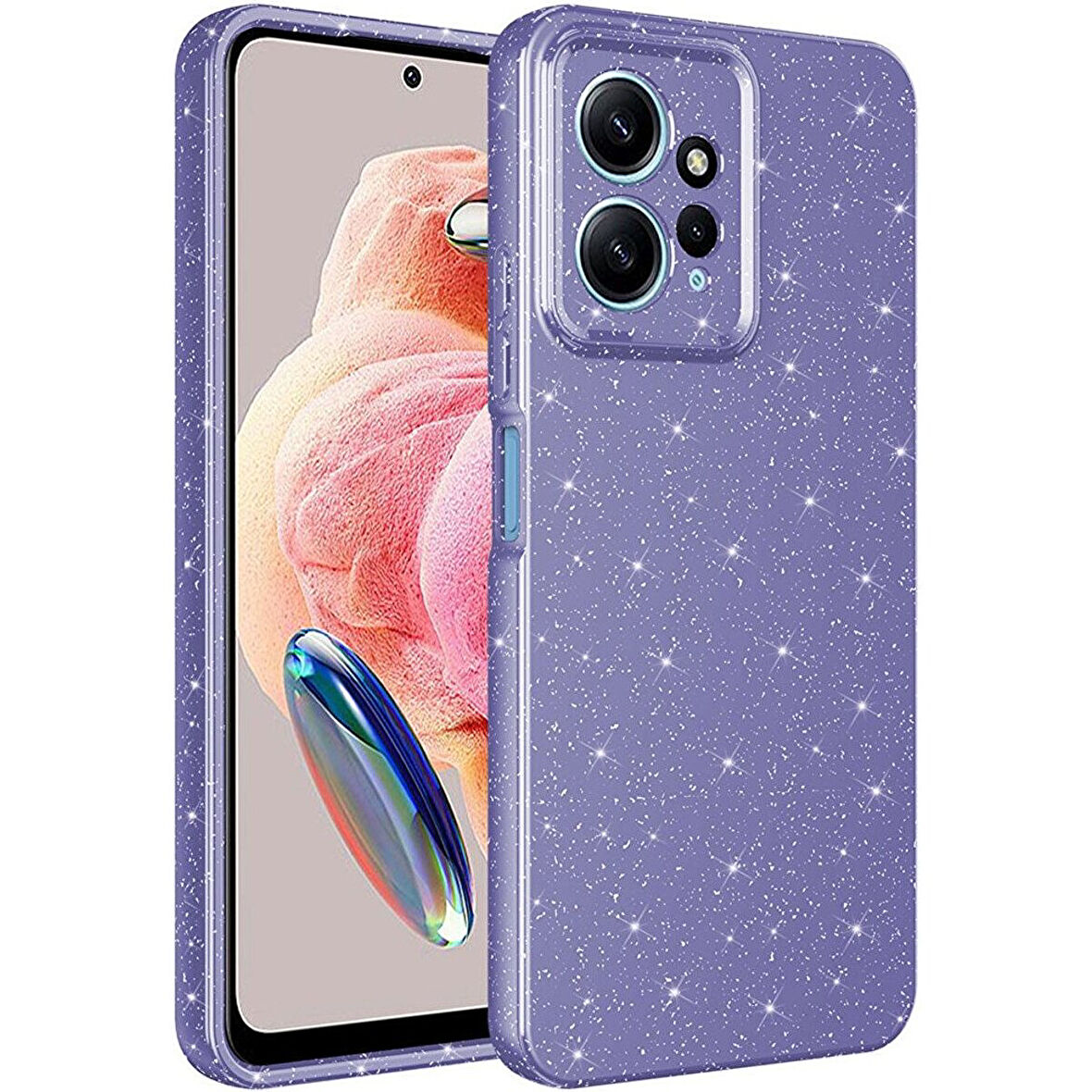 Teleplus Xiaomi Redmi Note 12 4g  Kılıf Koton Simli Silikon