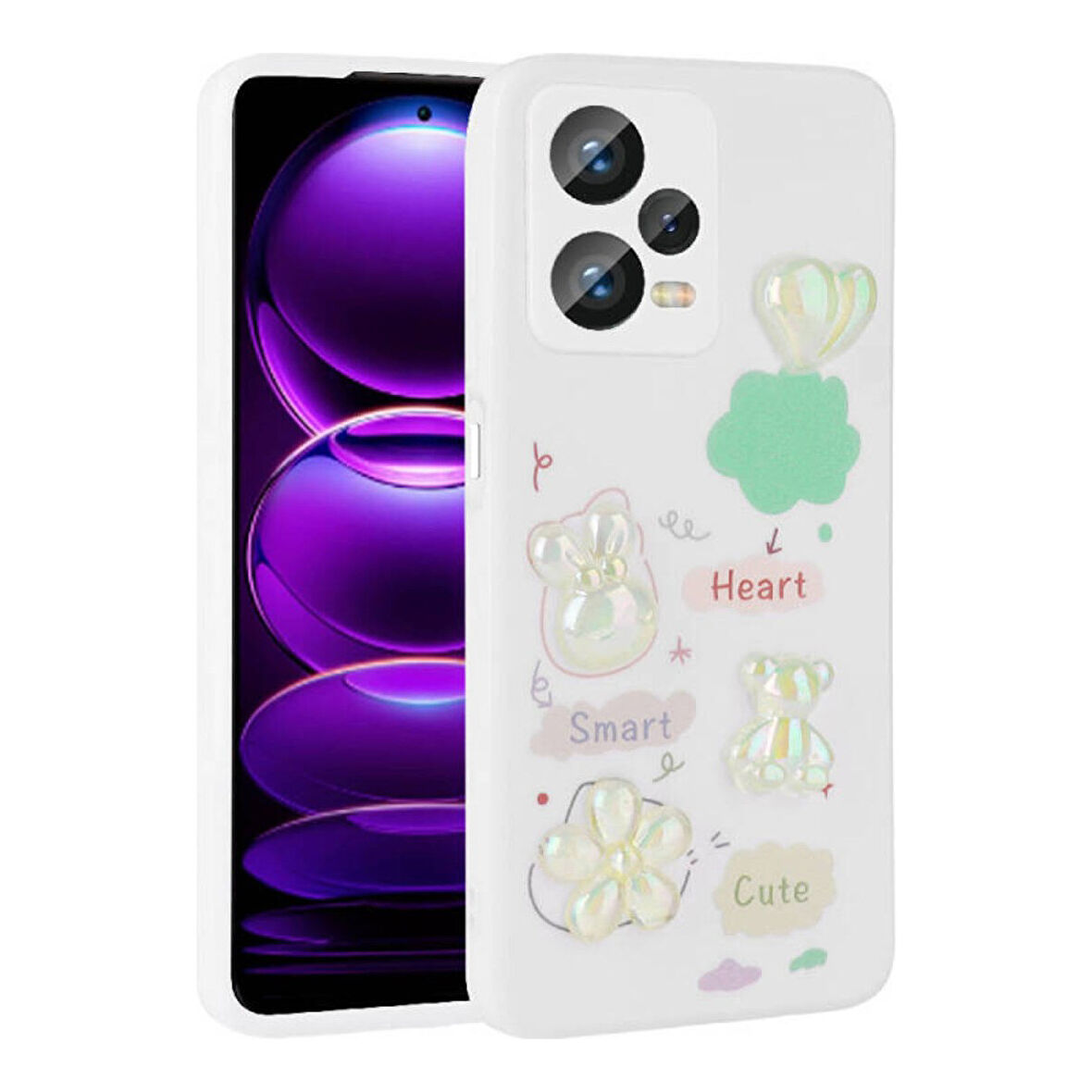 Teleplus Xiaomi Redmi Note 12 4g Kılıf Toys Kabartma Figürlü Silikon