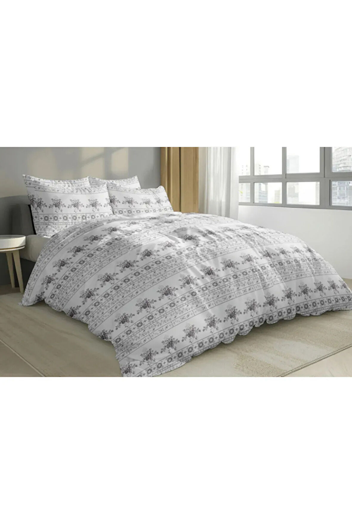 Moniva Home Tek Kişilik Pamuklu Nevresim Takımı 160x200 Cm