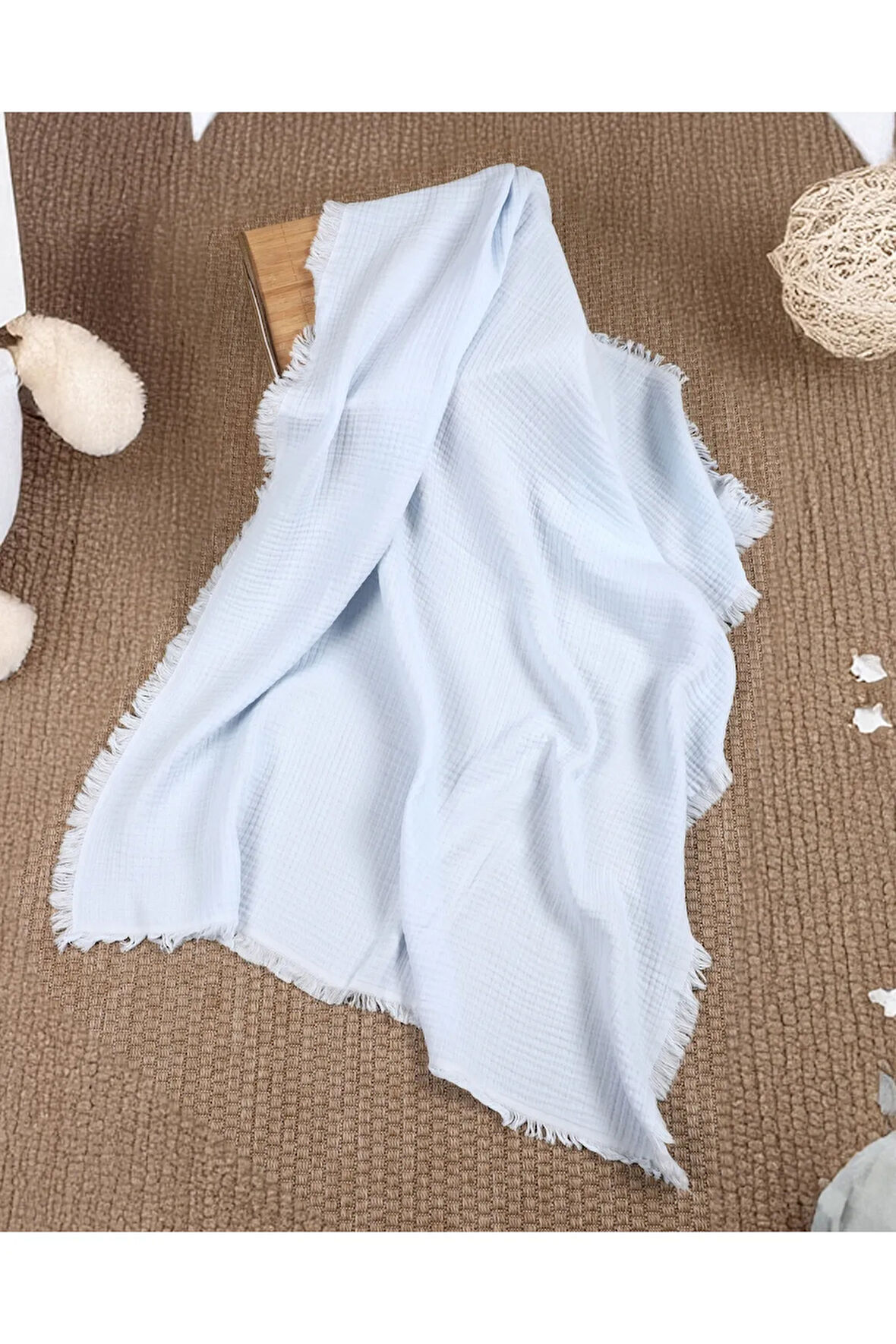 Moniva Home 4 Katlı Müslin Bebek Örtüsü Pikesi
