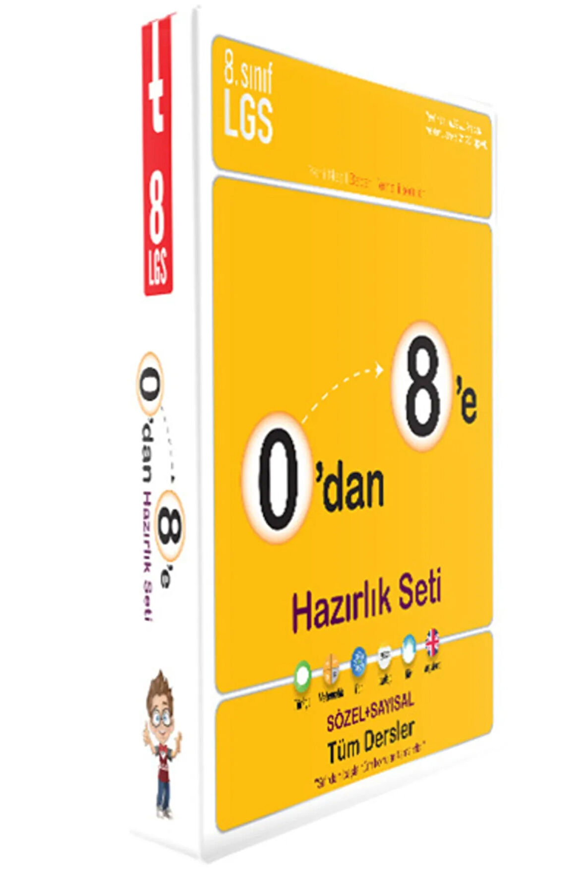 Tonguç 0'dan 8'e Sayısal Sözel Konu Anlatımlı Soru Bankası Seti