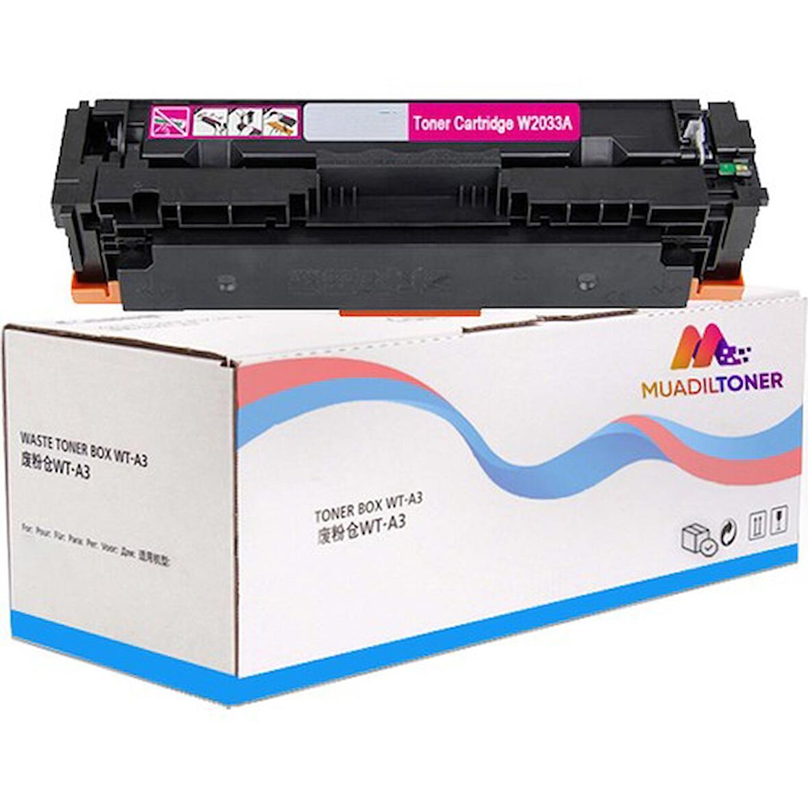 Colorful Toner MF-746CX Yazıcı Uyumlu Kırmızı Muadil Toner Chipsiz CRG055X