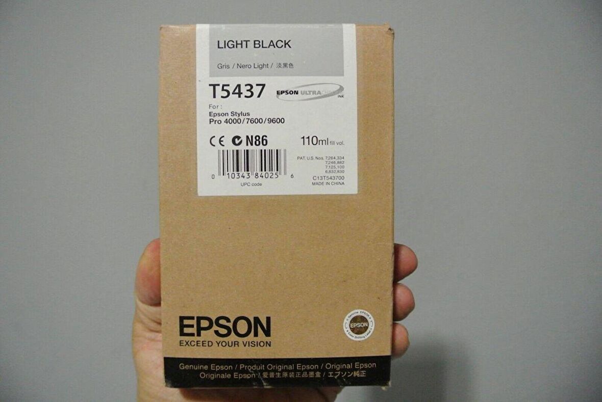 Epson Ultrachrome Light Black 110Ml . C13T543700