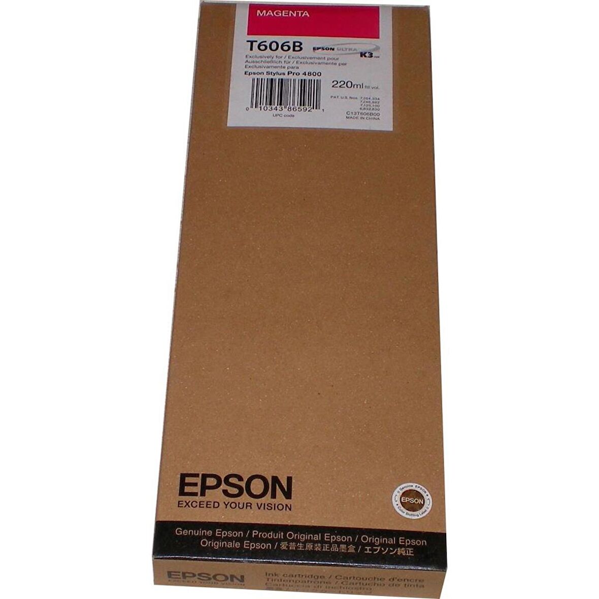 Epson T606B C13T606B00 Kırmızı Kartuş