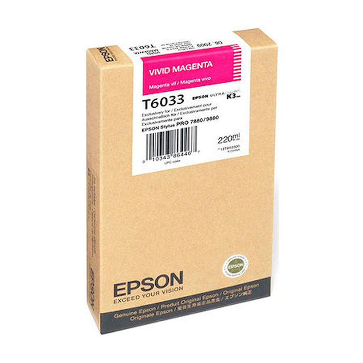 Epson T6033 C13T603300 Kırmızı Kartuş