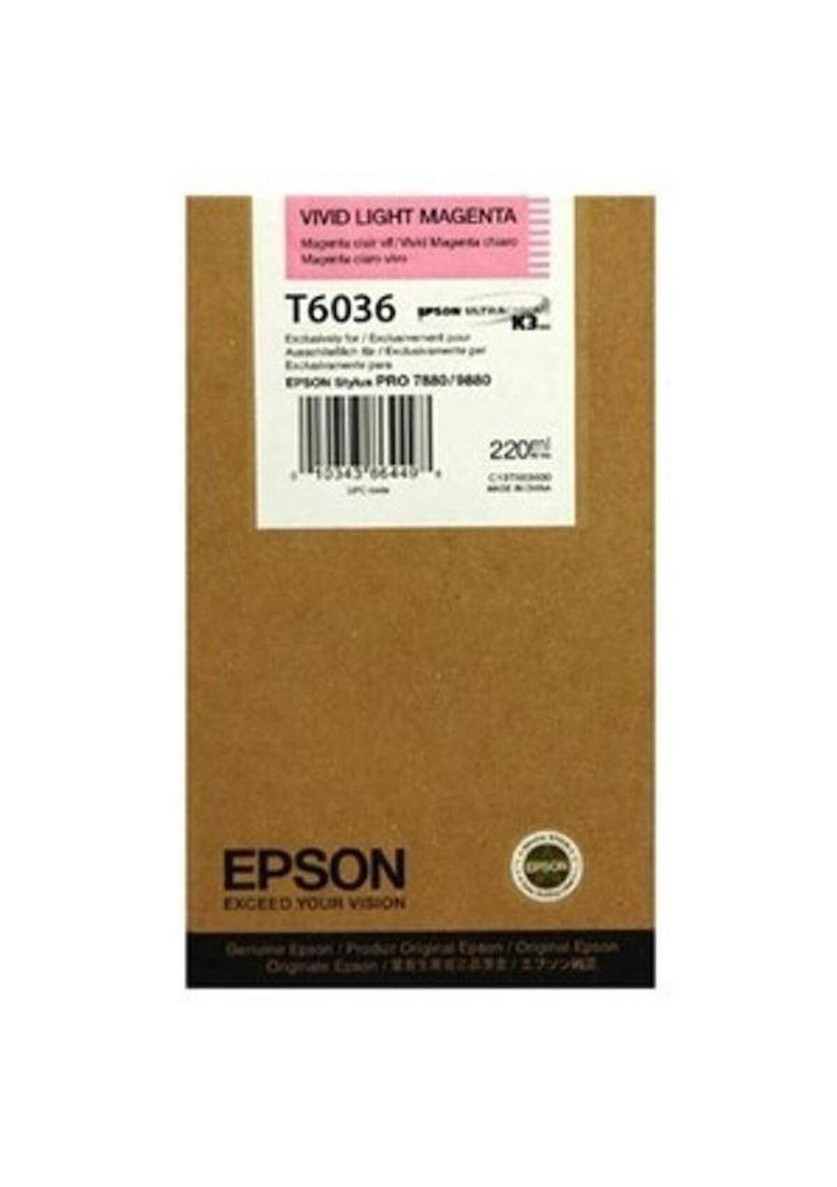 Epson T6036 C13T603600 Açık Kırmızı Kartuş