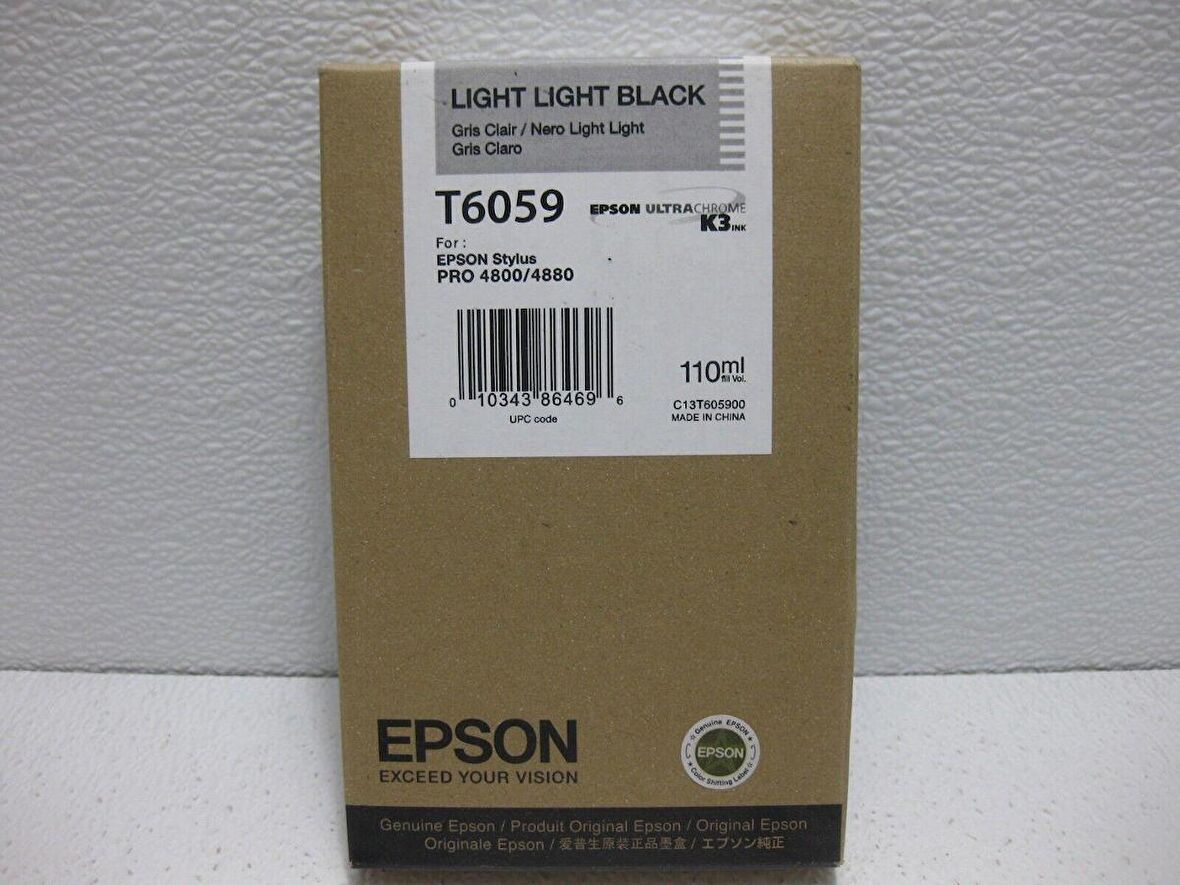 Epson T6059 T605900 Duble Açık Siyah Kartuş